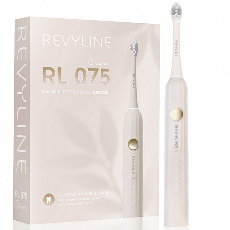 Электрическая звуковая зубная щётка Revyline RL 075 Cream