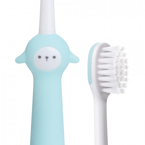Детская зубная щетка Revyline Sheep 3+ с песочными часами, голубая