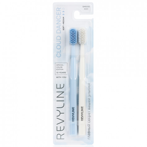 Набор зубных щеток Revyline SM6000 DUO Special Color Edition Cloud Dancer