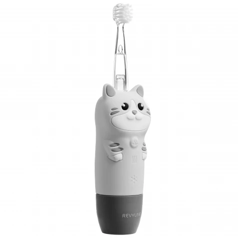 Электрическая звуковая зубная щётка Revyline RL 025 Baby Kitty, Grey