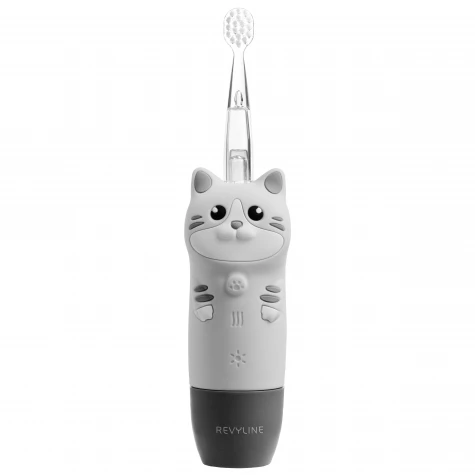 Электрическая звуковая зубная щётка Revyline RL 025 Baby Kitty, Grey
